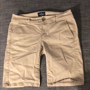 Khaki Bermuda shorts